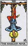 tarot card The Hanged Man