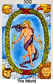 love tarot The World